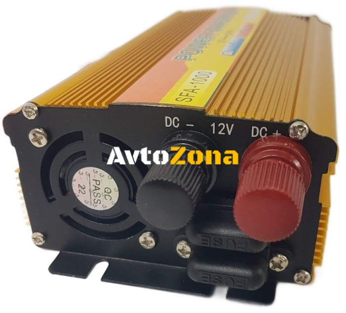 Преобразувател от 12V на 220V волта - 1000W - Avtozona
