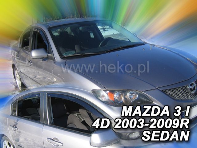 Ветробрани Team HEKO за MAZDA 3 (2003-2009) Sedan - 4бр. предни и задни - Avtozona