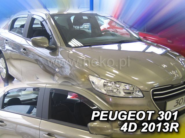 Ветробрани Team HEKO за PEUGEOT 301 (2013 + ) Sedan - 4бр. предни и задни - Avtozona