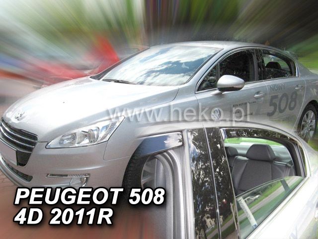 Ветробрани Team HEKO за PEUGEOT 508 (2011 + ) Sedan - 4бр. предни и задни - Avtozona