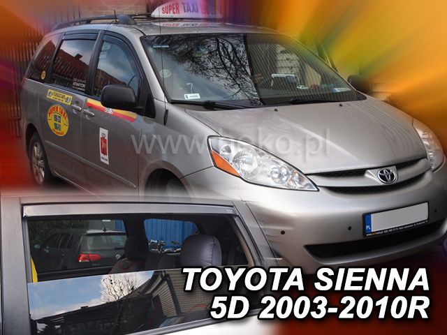 Ветробрани Team HEKO за TOYOTA SIENNA (2003-2010) 4бр. предни и задни - Avtozona