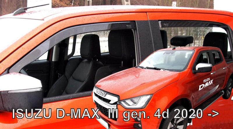 Ветробрани Team HEKO за ISUZU D-MAX III (2020 + ) 4 врати - 4бр. предни и задни - Avtozona