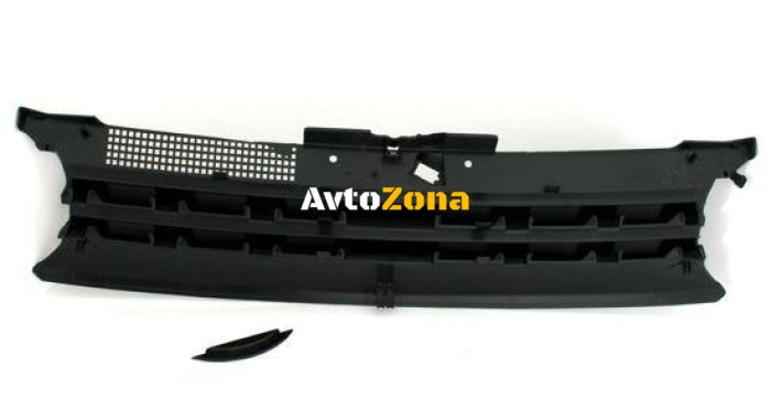 Решетка без емблема за Golf 4 - черна с 3 ребра - Avtozona