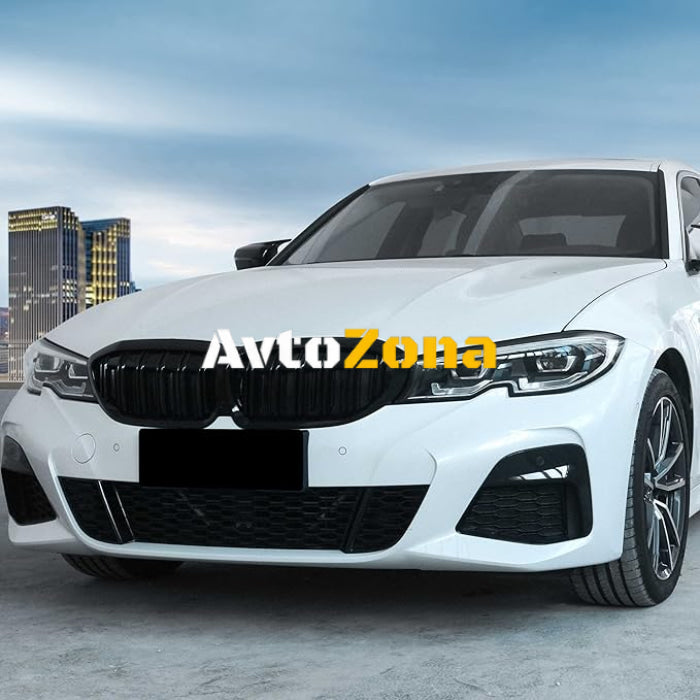 Решетки за BMW 3 Серия G20 2019-2022 (Gланцово Черно) - Avtozona