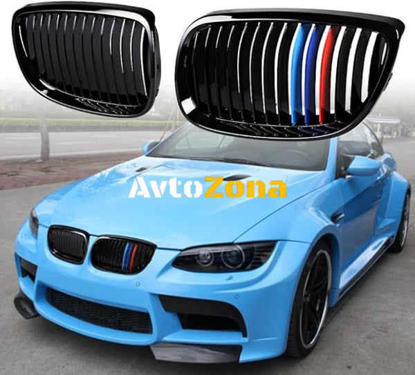 Решетки за BMW E90 (2008 - 2013) - С три цвята Avtozona