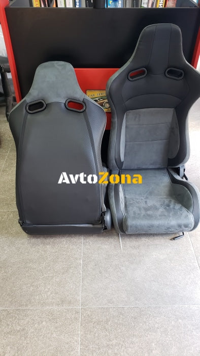 Спортни седалки велур с кожа - Avtozona