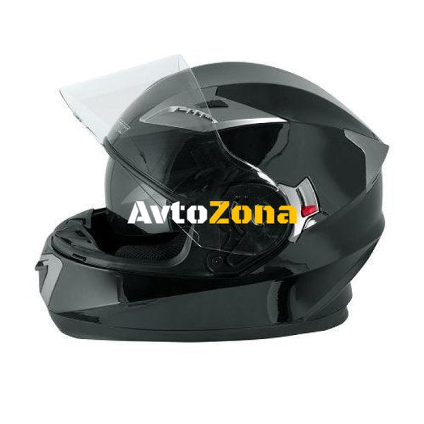 Шлем за мотор A-PRO BADGE BLACK - Avtozona