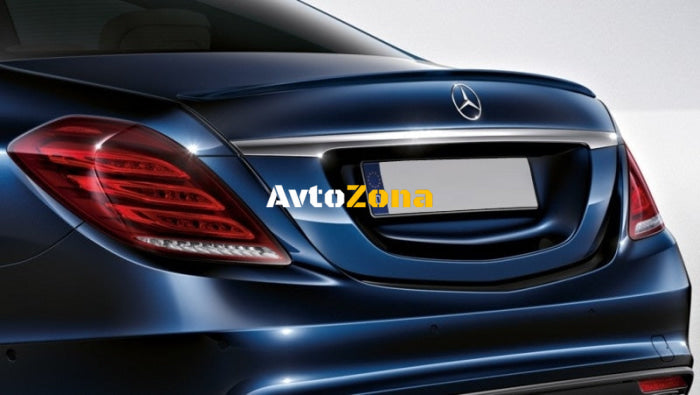 Спойлер за багажник за Mercedes W222 S-Class (2014-2018) - AMG Design - сив - Avtozona