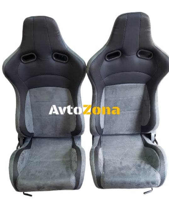 Спортни седалки велур с кожа - Avtozona
