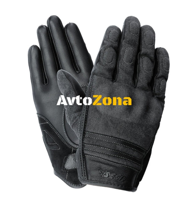 Текстилни ръкавици SECA TABU II DENIM BLACK - Avtozona