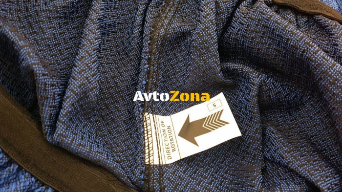 Текстилни вериги за сняг Streetech - син цвят - размер XL - 2бр. - Avtozona