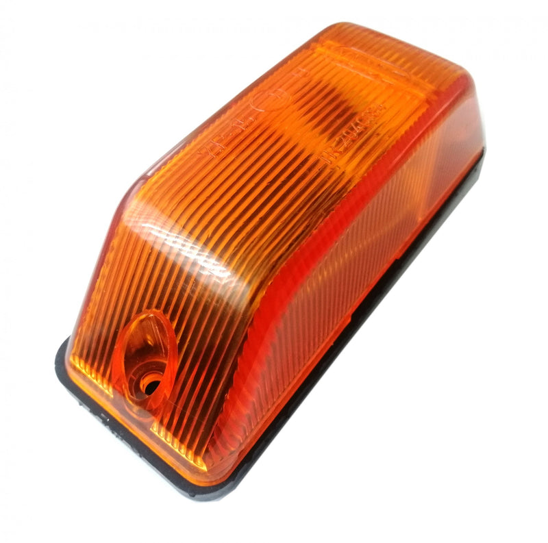 Универсална жълта оранжева сигнална лампа мигач габарит 14 х 5,5 cm 12V - 24V - Avtozona