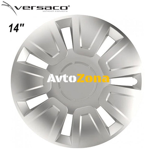 14’’ Тасове за джанти Versaco Focus Silver - 4бр. в к-т - Avtozona