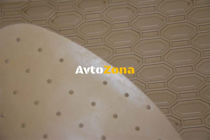 Гумени стелки за Vw Polo / Seat Ibiza (2009-2017) - бежови - Avtozona
