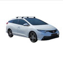 Напречни греди YAKIMA Flush Black за Honda Civic Tourer комби (2014–2024) – черни, супер аеродинамични, за вградени надлъжни греди