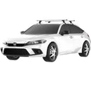 Напречни греди CRUZ Airo T за Honda Civic Хечбек (2022+) – алуминиеви, аеродинамични, сиви