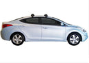 Напречни греди Yakima Flush за Hyundai Elantra (2011–2016) – сиви, супер аеродинамични