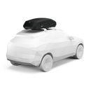 Автобокс Thule Force 3 M 400L Черен мат
