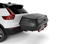 Автобокс за монтаж на теглич HAPRO BOXER L Hexagon Black 420 литра – Черен мат