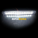 1 брой ЛЕД LED Бял Диоден Маркер Габарит Токос със 12 светодиода за камион ремарке бус ван каравана платформа 12V - Avtozona