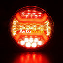 1 Брой LED Лед Диоден Стоп Тип Хамбургер Неон Ефект Ø12cm 112mm 12V-24V За Камион Ремарке Бус Каравана Кемпер,Ван - Avtozona