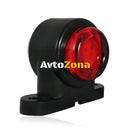 1 Брой LED мини светлини светлина тип рогче бяла + червена за камион бус ван ремарке платформа каравана 12V - Avtozona