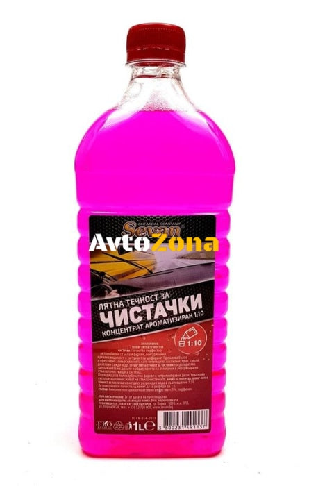 ВОДА Чист. / Течност -лятна 1:10 -1л. - Avtozona