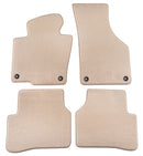 Мокетни стелки Petex за VW Passat B6/B7 (2005-2010) Comet бежови кръгли отвори