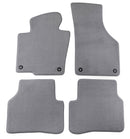 Мокетни стелки Petex за VW Passat B6/B7 (2005-2010) Comet сиви кръгли отвори