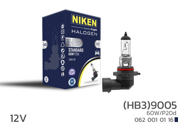 Крушка NIKEN - 9005 (HB3) 60W 12V