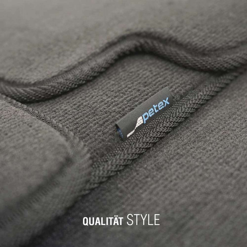 Мокетни стелки Petex за Peugeot Partner (09.2018 – 08.2019), Style Graphit, 3 части, 5-местен