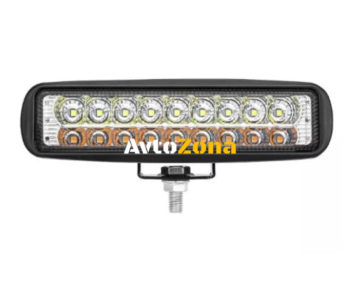 15.5 См 54W Мощен Лед Бар Led Халоген Лампа Прожектор с Мигач 12V 24V - Avtozona