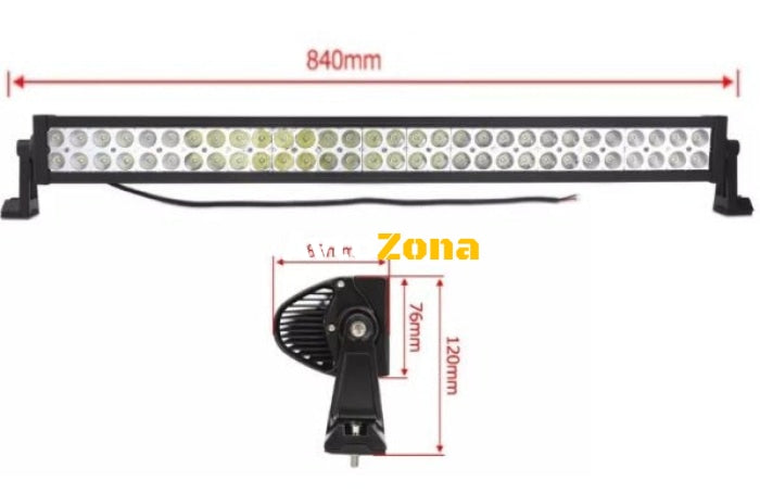 180W - МОЩЕН LED БАР - 10800LM - 84см - Avtozona