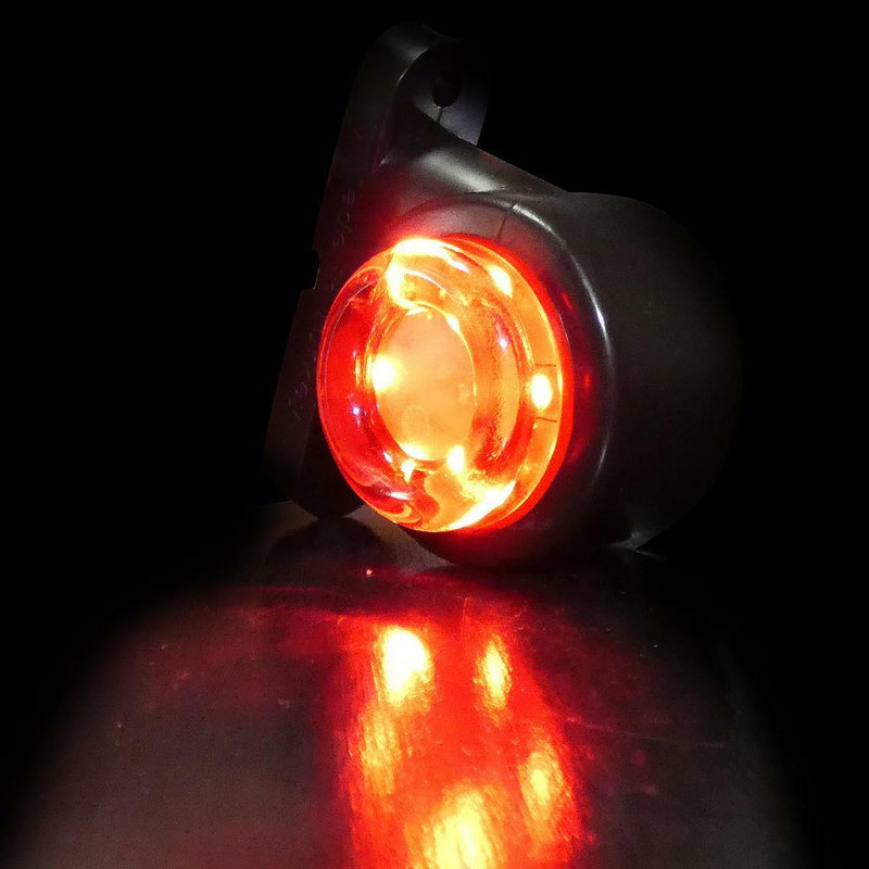 1 Брой LED мини светлини светлина тип рогче бяла + червена за камион бус ван ремарке платформа каравана 12V