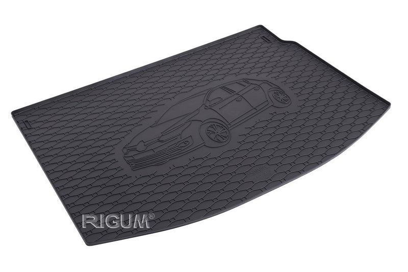 Гумена стелка Rigum за багажник за Renault Megane хечбек (2009-2015) с щампа на автомобила