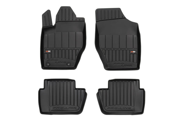 3D Гумени стелки Frogum за Peugeot 307 комби (2001–2008) – 4 части, черни