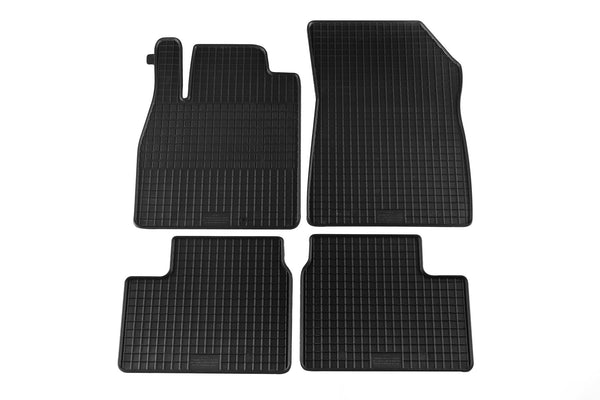 Гумени стелки Petex за Nissan Micra K12 (2003–2010), 4 части, черни
