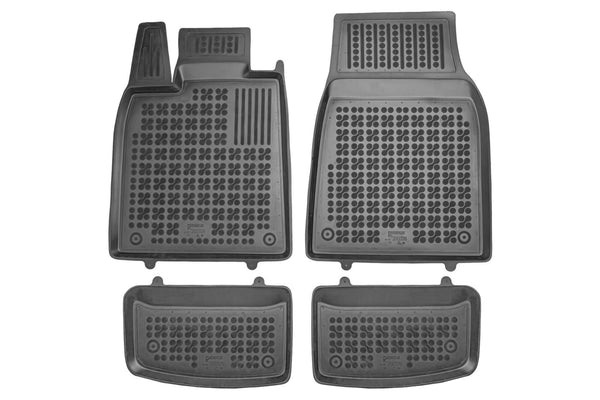 Гумени стелки Rezaw-Plast за Audi E-tron GT Quattro, RS E-tron GT (2021 +), 4 части – Черни