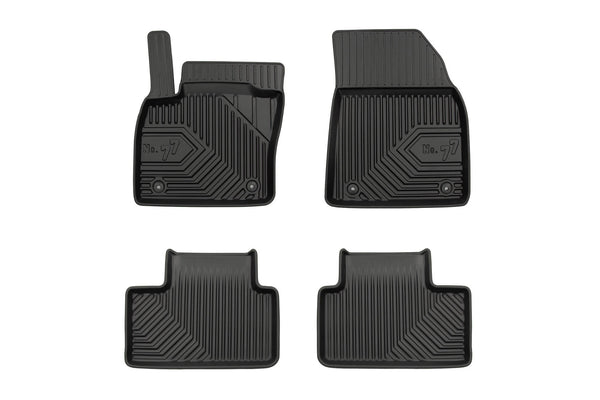 2.5D Гумени стелки Frogum №77 за Volvo XC40 (2017+) – 4 части, черни