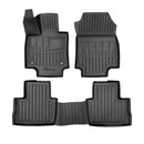 3D гумени стелки Stingray за Toyota Venza XU80 (2021+), 5 части, черни