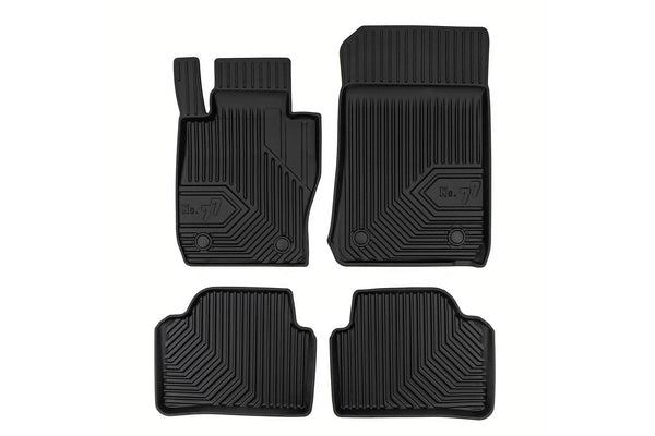 2.5D Гумени стелки Frogum №77 за BMW Серия 3 E90/E91 (2004–2012) – 4 части, черни