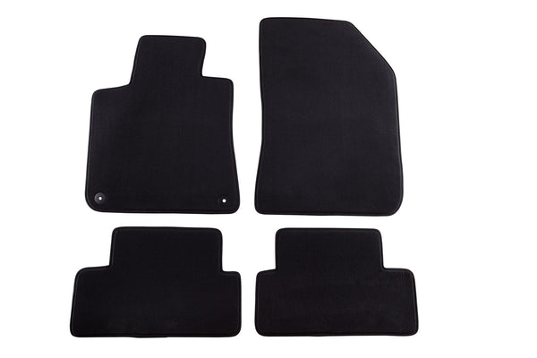 Мокетни стелки Petex за Peugeot 308 (2013–2021) Style, 4 части, черни, захват B012