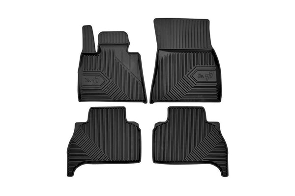 2.5D Гумени стелки Frogum №77 за BMW X5 G05 (2018+), 3 части, черни