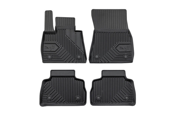 2.5D Гумени стелки Frogum №77 за BMW X6 G06 (2019+), 3 части, черни