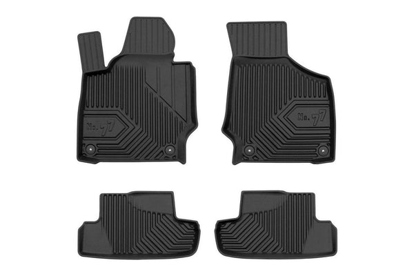 2.5D Гумени стелки Frogum №77 за Audi TT (2006–2014), 4 части, черни