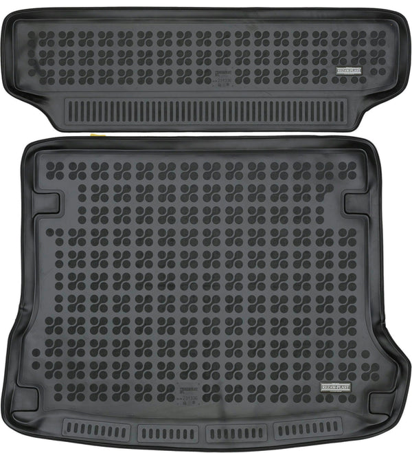 Гумена стелка за багажник Rezaw-Plast® за Dacia Logan I MCV (2006–2012) Комби комплект от 2 части