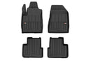 3D Гумени стелки Frogum за Fiat Bravo Хечбек (2008-2014), 4 части, черни