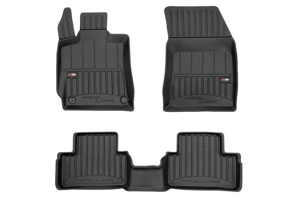 3D Гумени стелки Frogum за Peugeot 308 (2021+) – 4 части, ProLine серия, черни