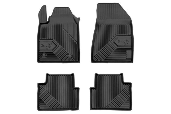 2.5D Гумени стелки Frogum №77 за Alfa Romeo Giulietta (2010–2020), 4 части, черни