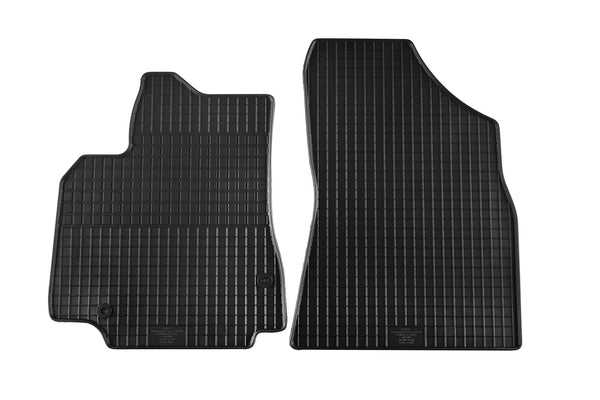 Гумени стелки Petex за Peugeot Partner (2008–2018), предни, 2 части, черни, захват B042